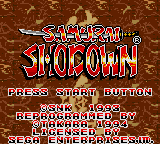 Samurai Shodown (USA, Europe) Title Screen